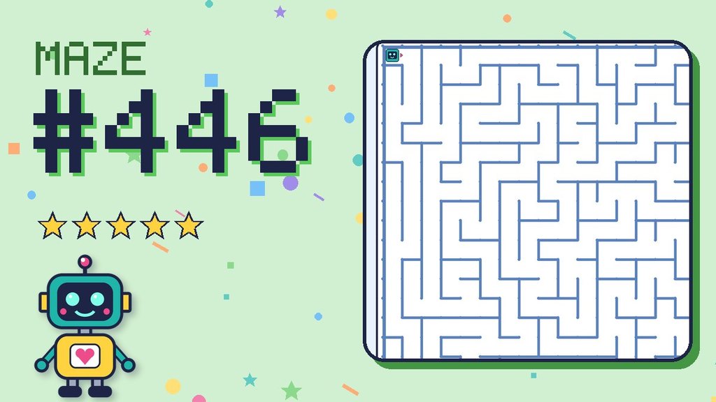Maze 446: The Snowy Mountain Maze