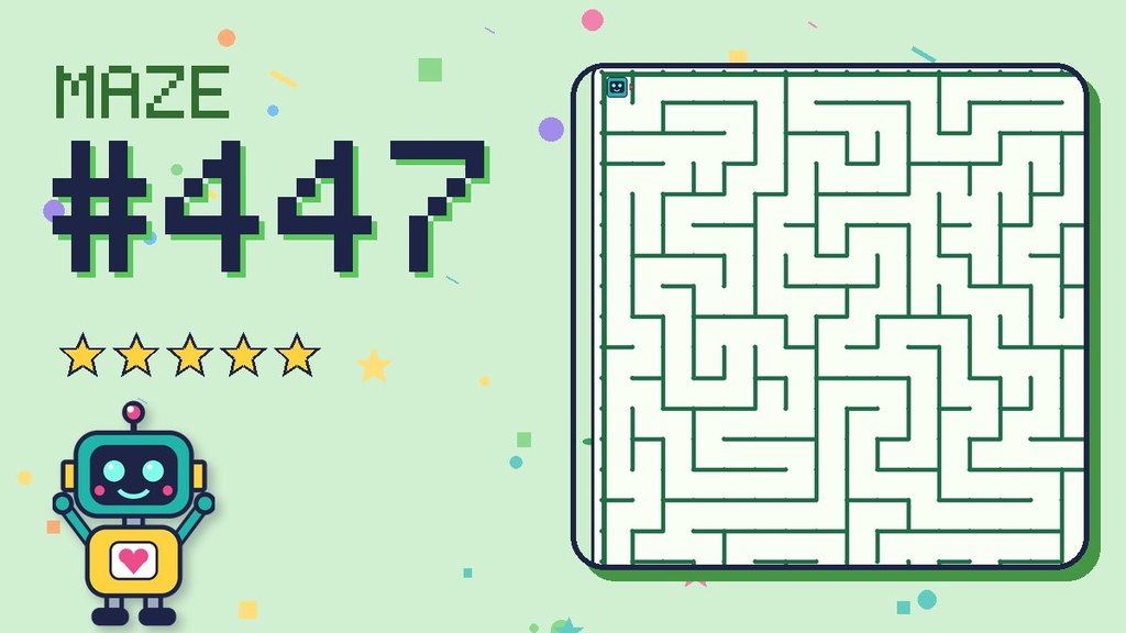 Maze 447: The Pixel Jungle Maze