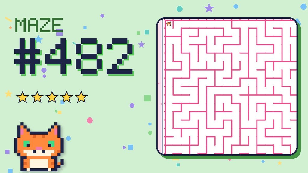 Maze 482: The Candy Castle Maze