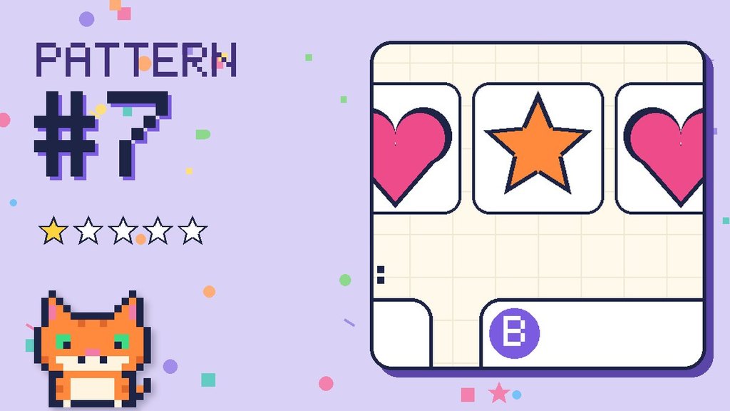 Pattern puzzle 7 card