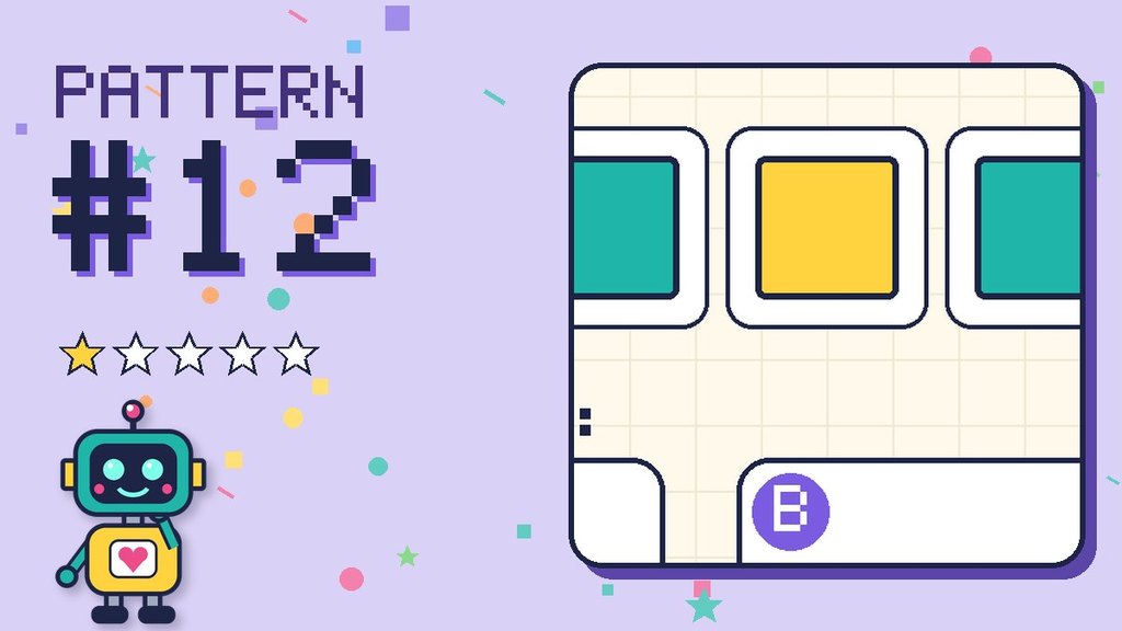 Pattern puzzle 12 card