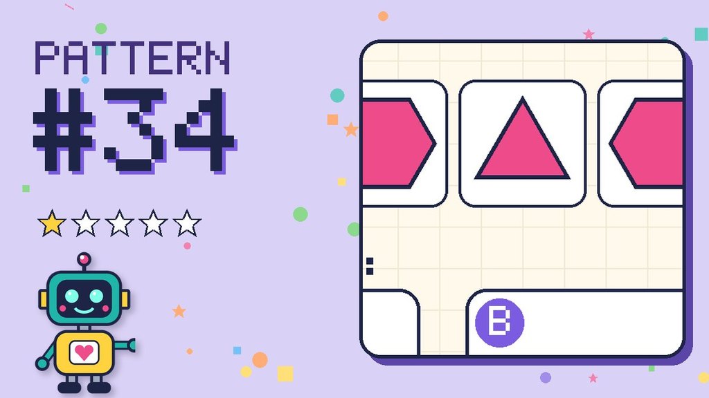 Pattern puzzle 34 card