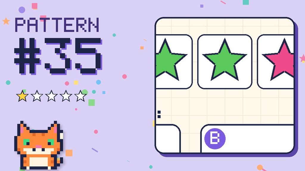Pattern puzzle 35 card