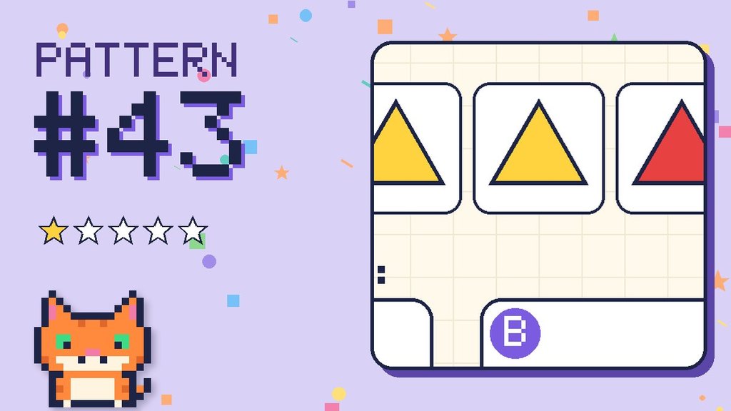 Pattern puzzle 43 card