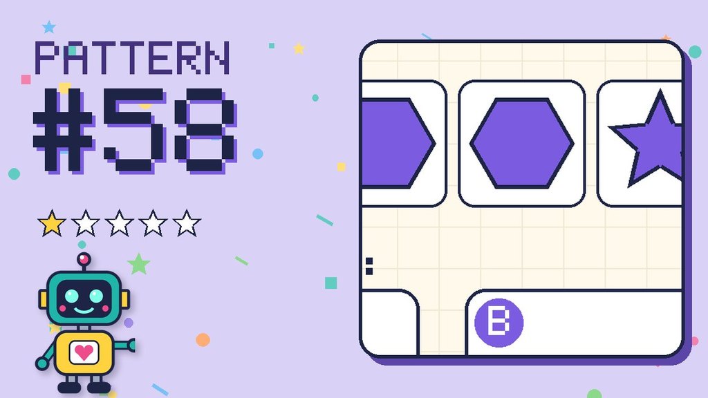 Pattern puzzle 58 card