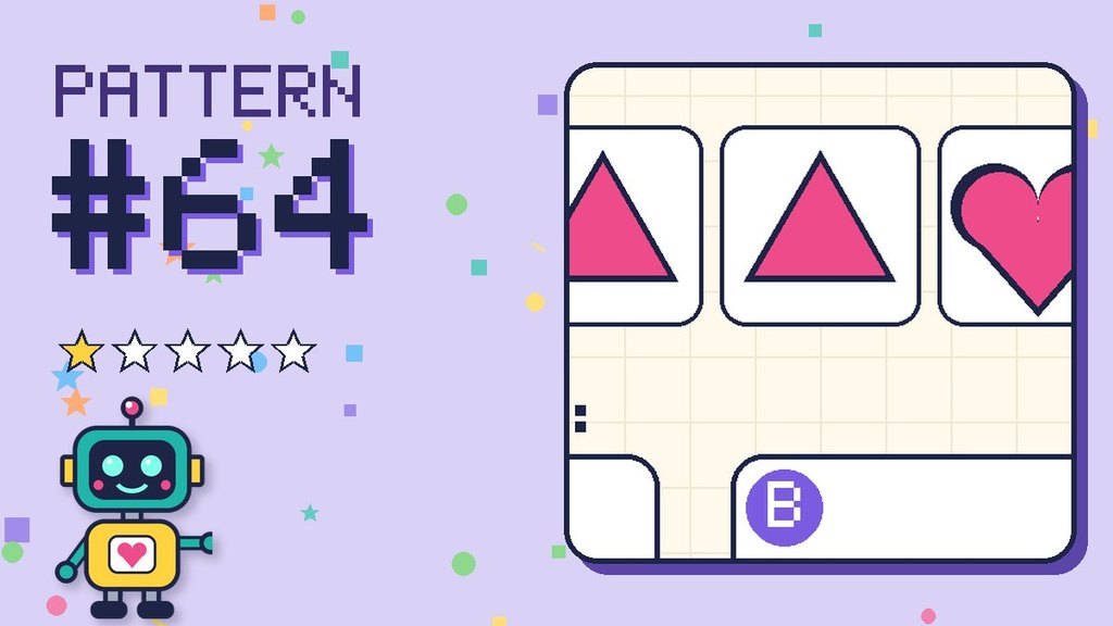 Pattern puzzle 64 card