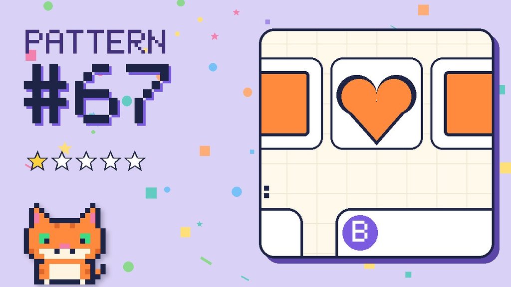 Pattern puzzle 67 card