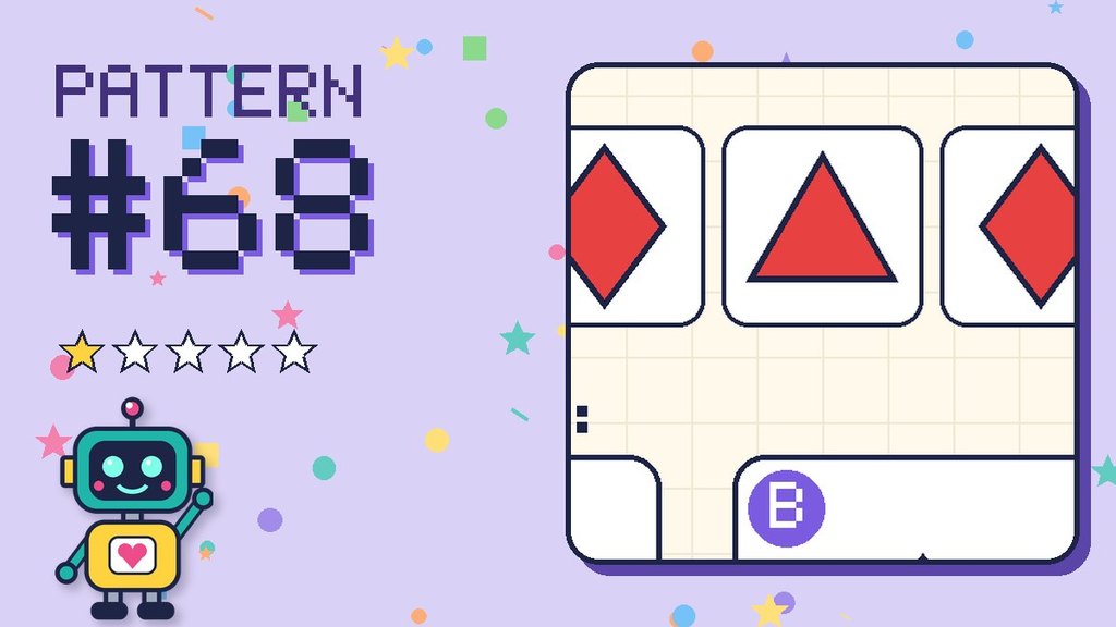 Pattern puzzle 68 card