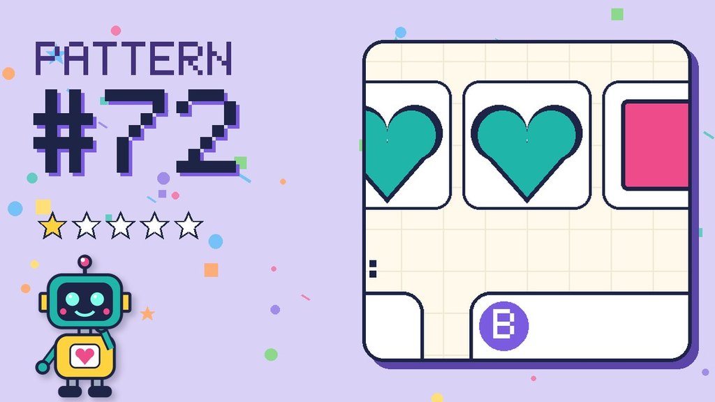 Pattern puzzle 72 card