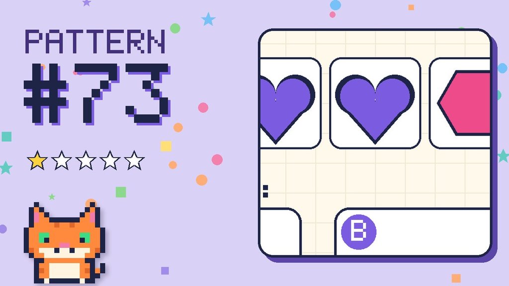 Pattern puzzle 73 card