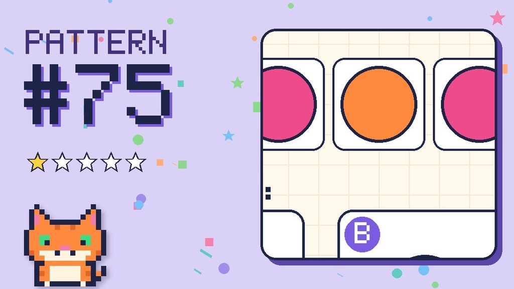 Pattern puzzle 75 card