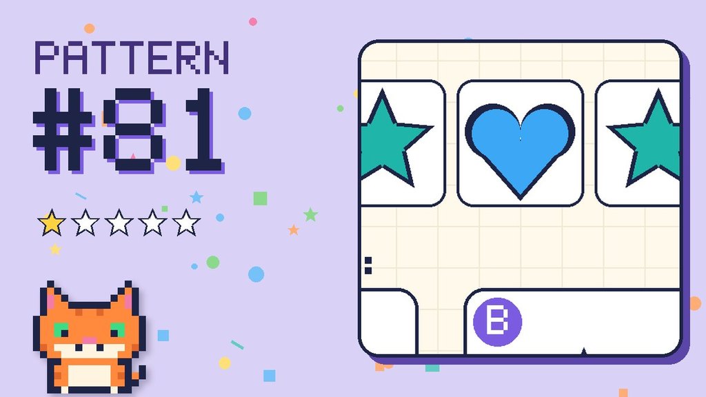 Pattern puzzle 81 card