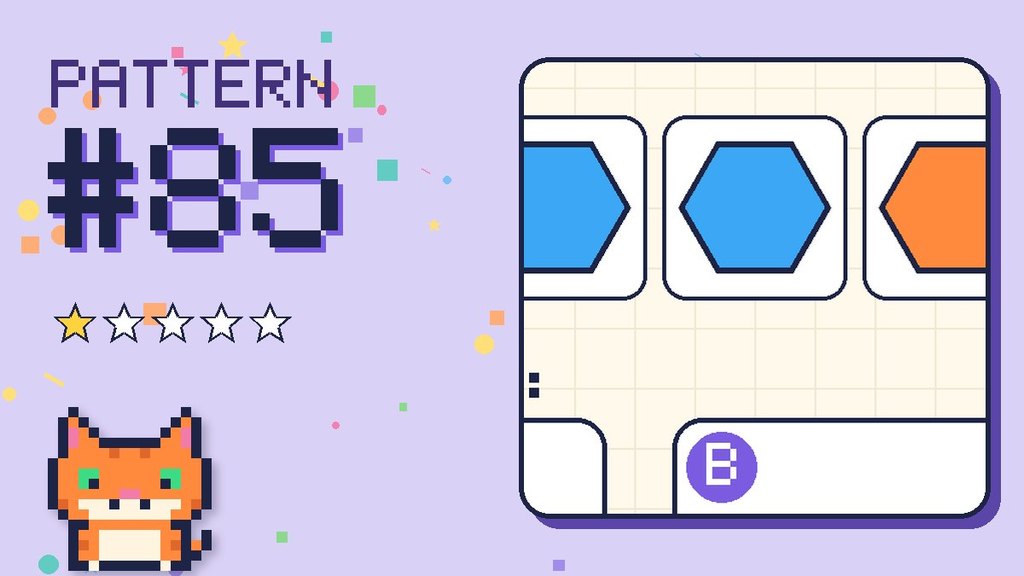 Pattern puzzle 85 card