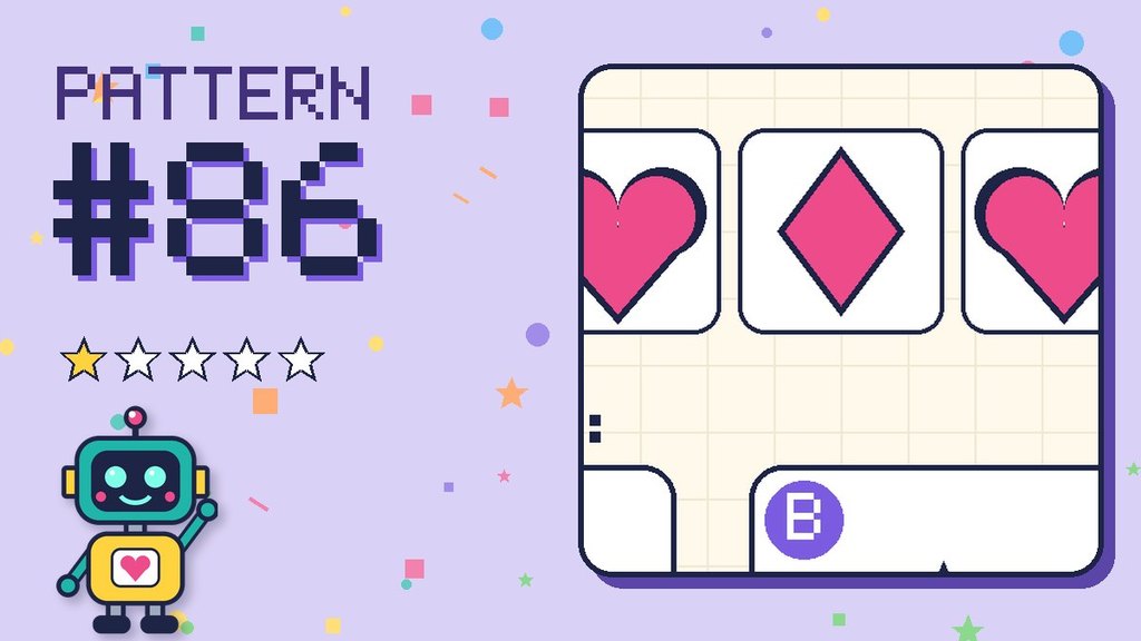 Pattern puzzle 86 card