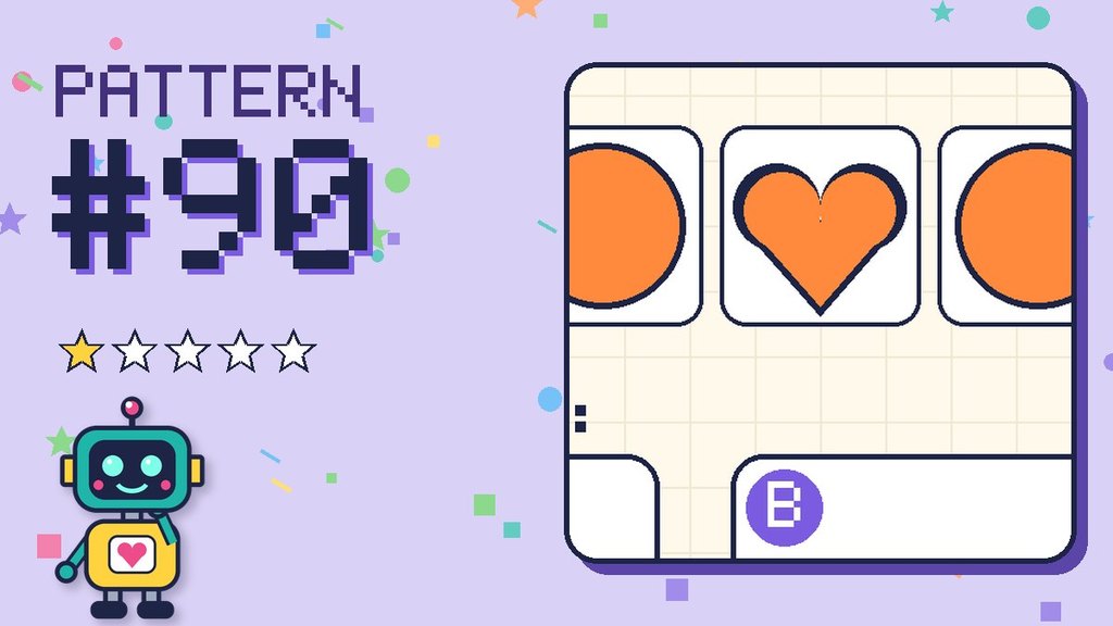 Pattern puzzle 90 card