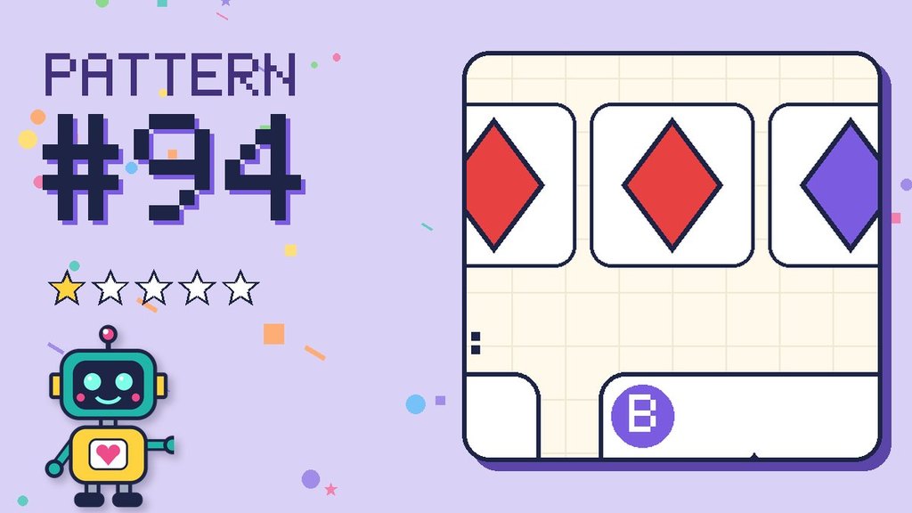 Pattern puzzle 94 card