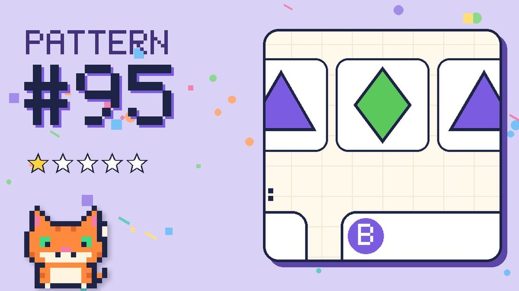 Pattern puzzle 95 card