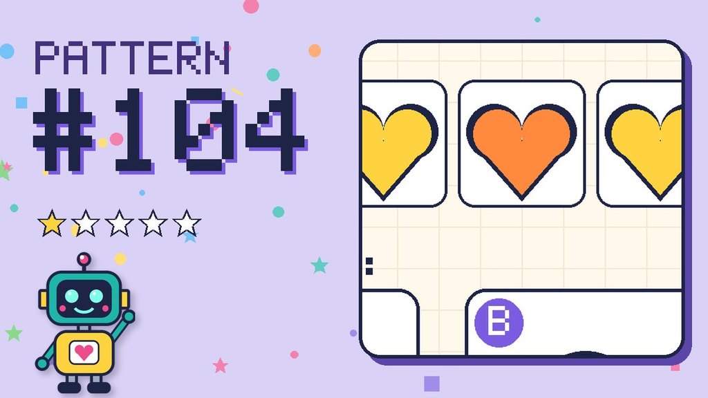 Pattern puzzle 104 card