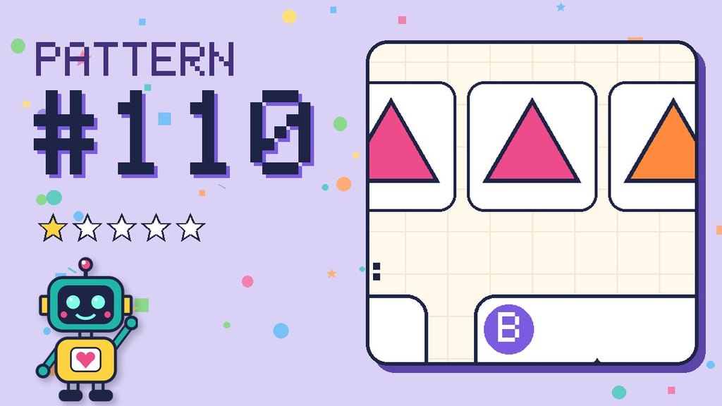 Pattern puzzle 110 card