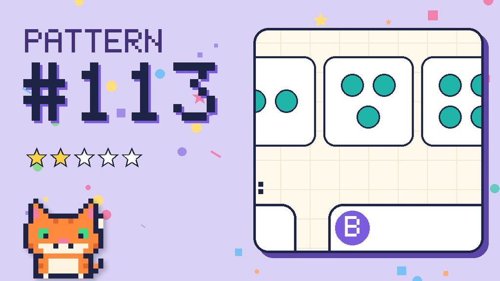 Pattern puzzle 113 card