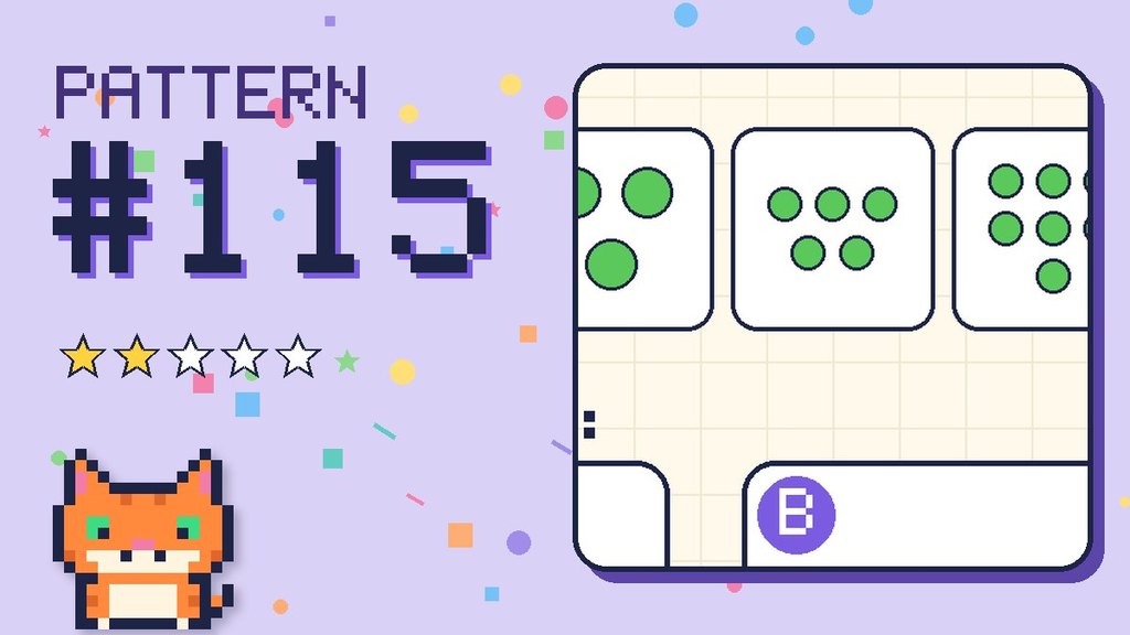 Pattern puzzle 115 card