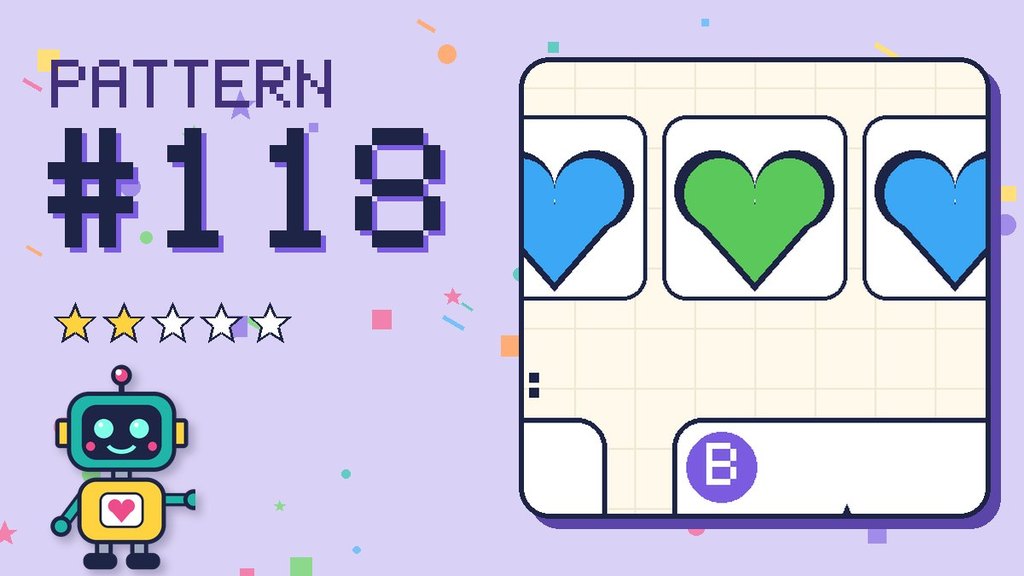Pattern puzzle 118 card