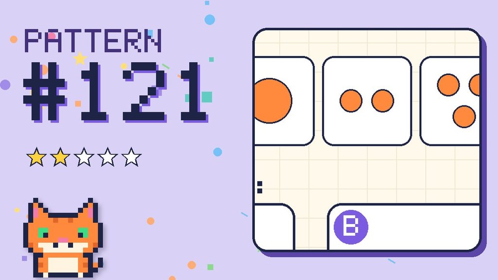 Pattern puzzle 121 card