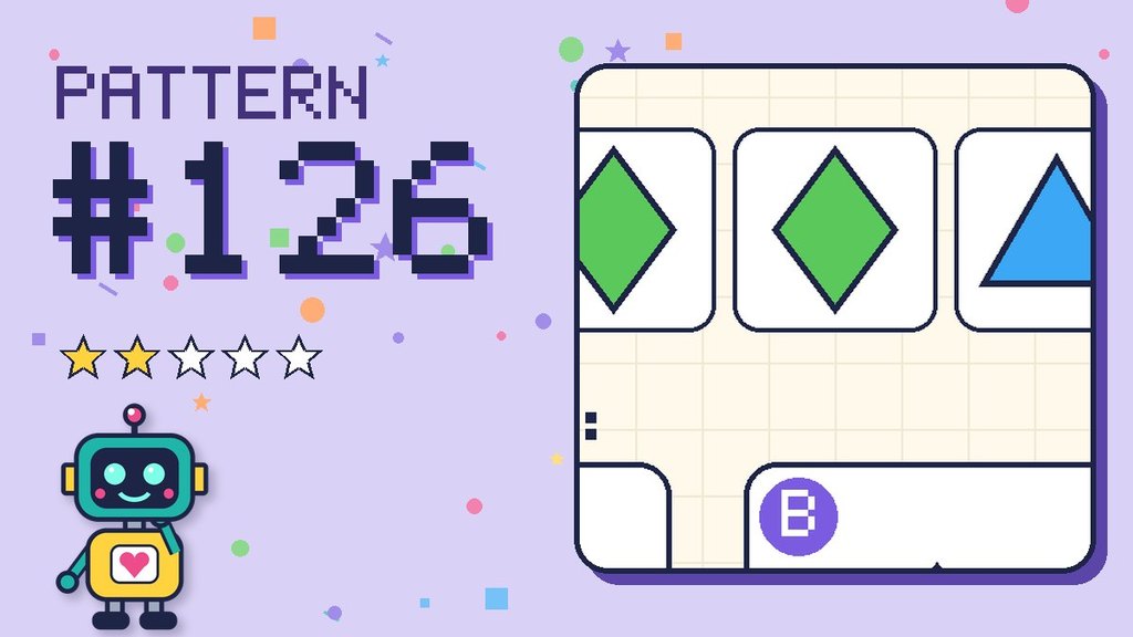 Pattern puzzle 126 card