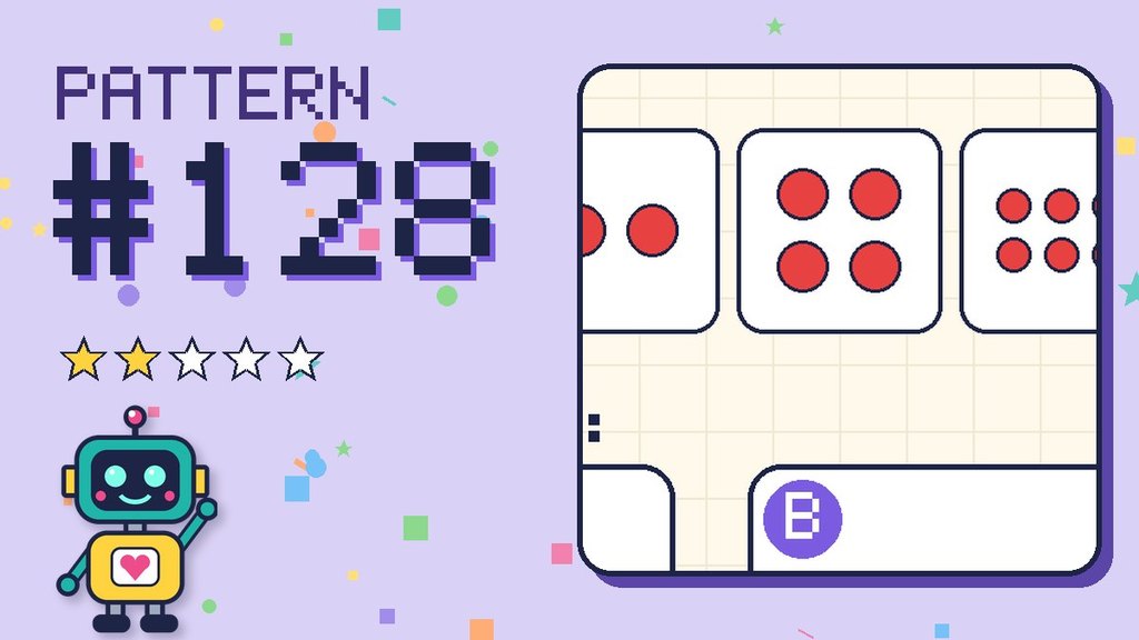 Pattern puzzle 128 card