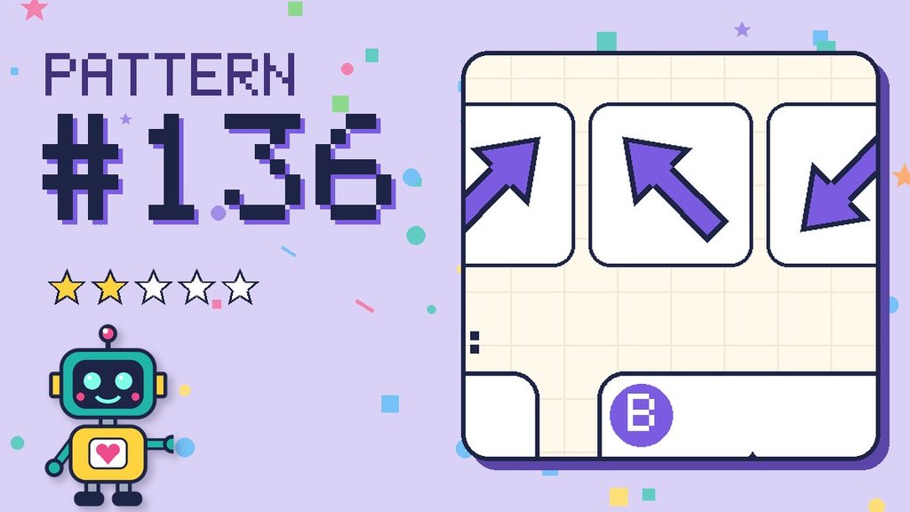 Pattern puzzle 136 card