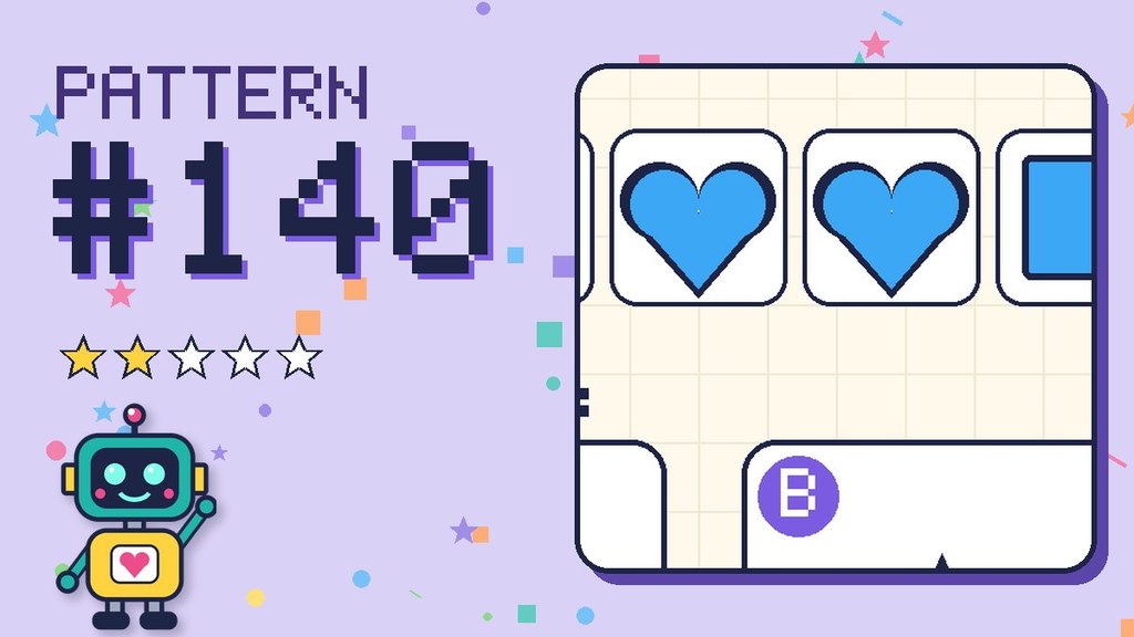 Pattern puzzle 140 card