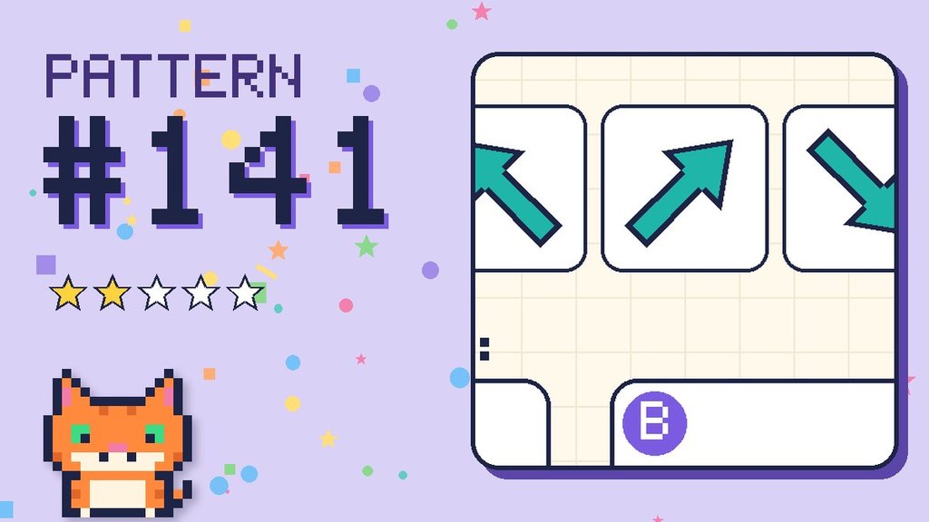Pattern puzzle 141 card
