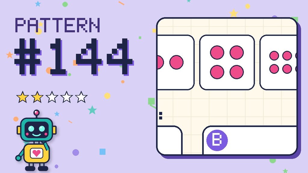 Pattern puzzle 144 card