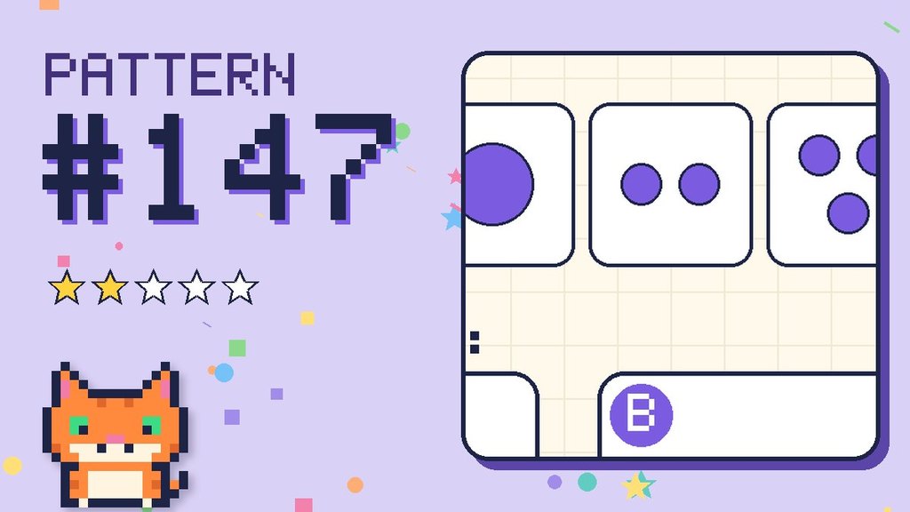Pattern puzzle 147 card