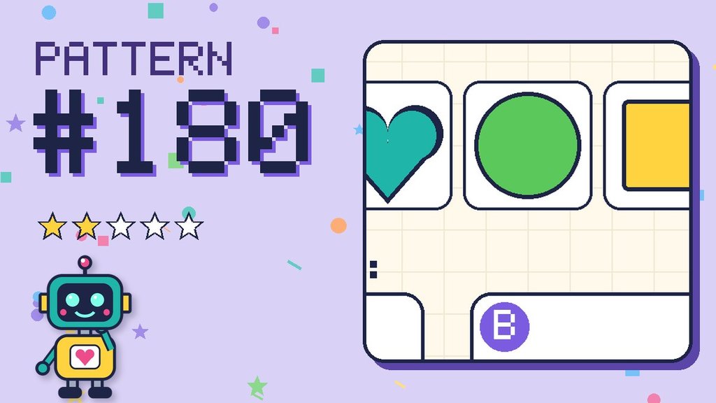 Pattern puzzle 180 card