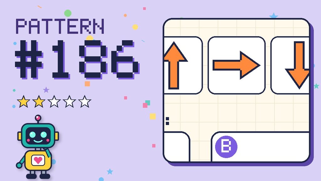 Pattern puzzle 186 card
