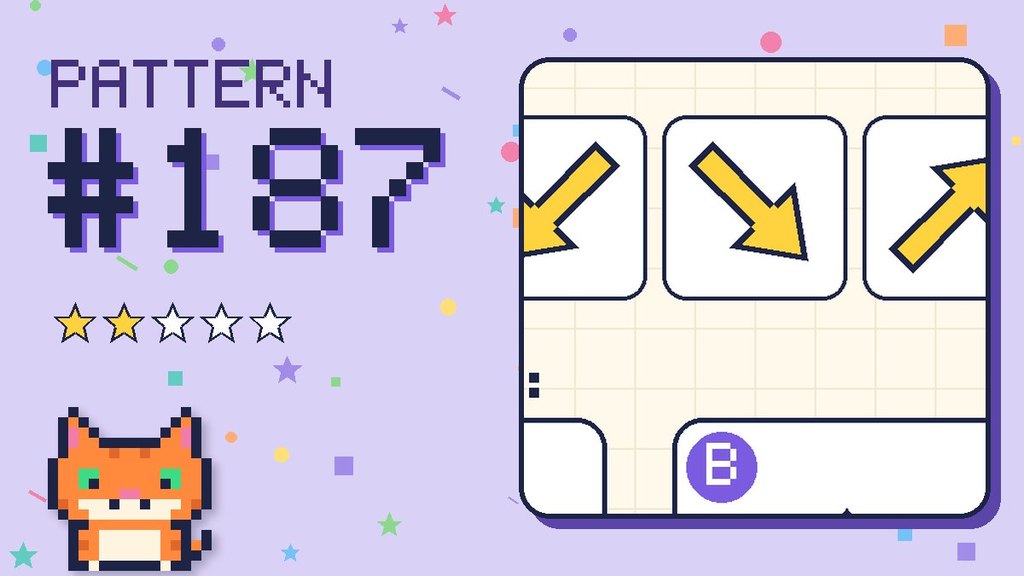 Pattern puzzle 187 card