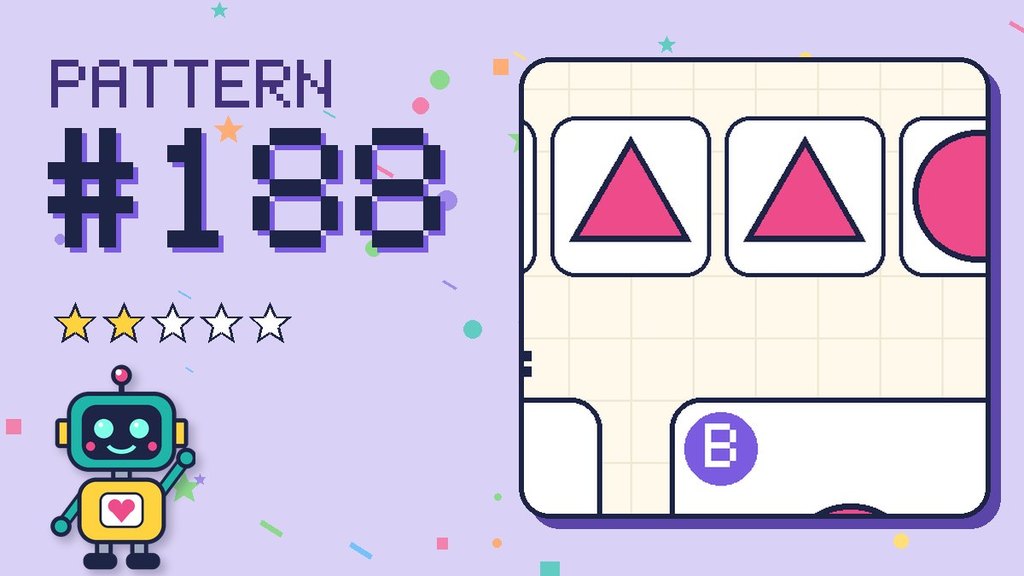 Pattern puzzle 188 card