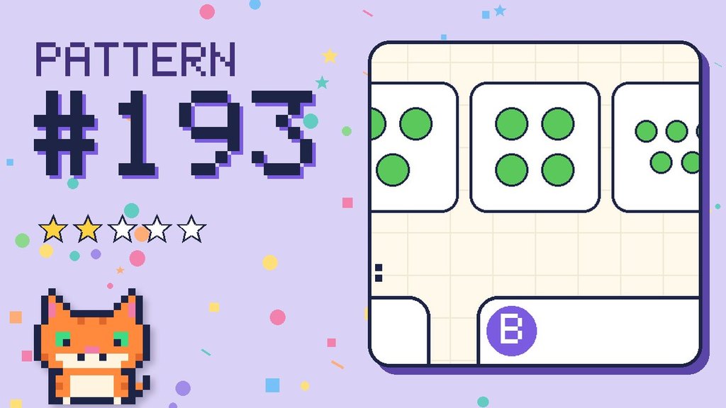 Pattern puzzle 193 card