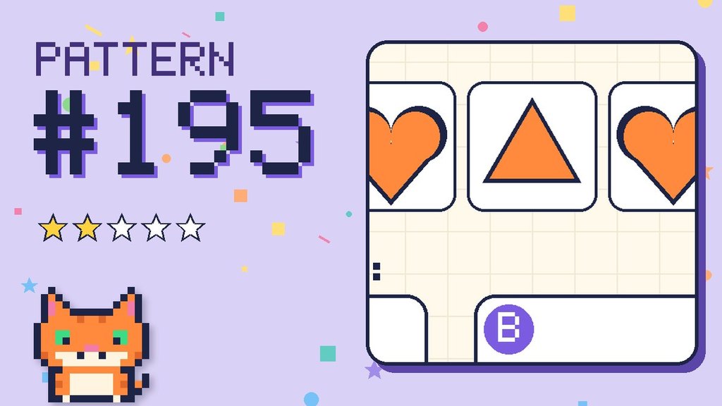 Pattern puzzle 195 card