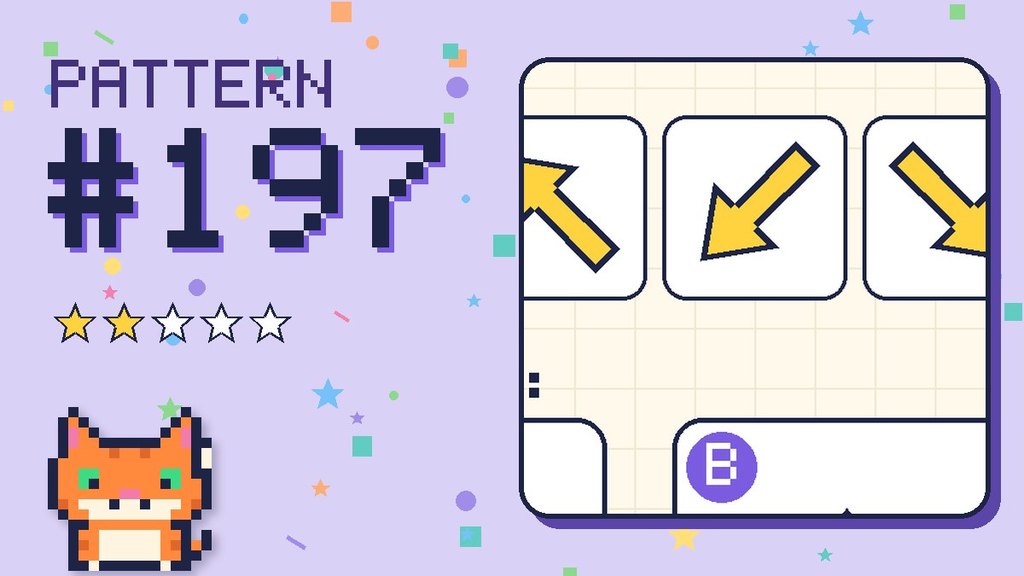 Pattern puzzle 197 card