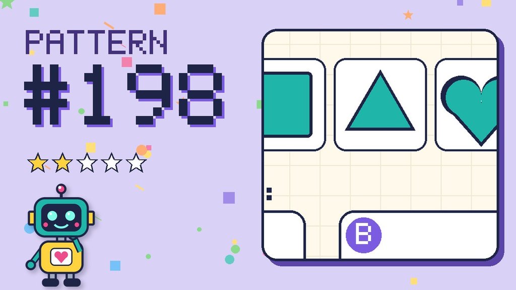 Pattern puzzle 198 card