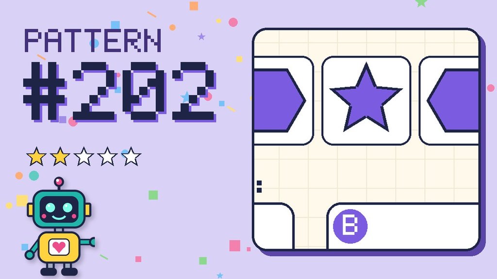 Pattern puzzle 202 card