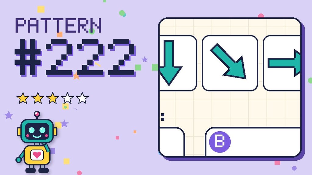 Pattern puzzle 222 card