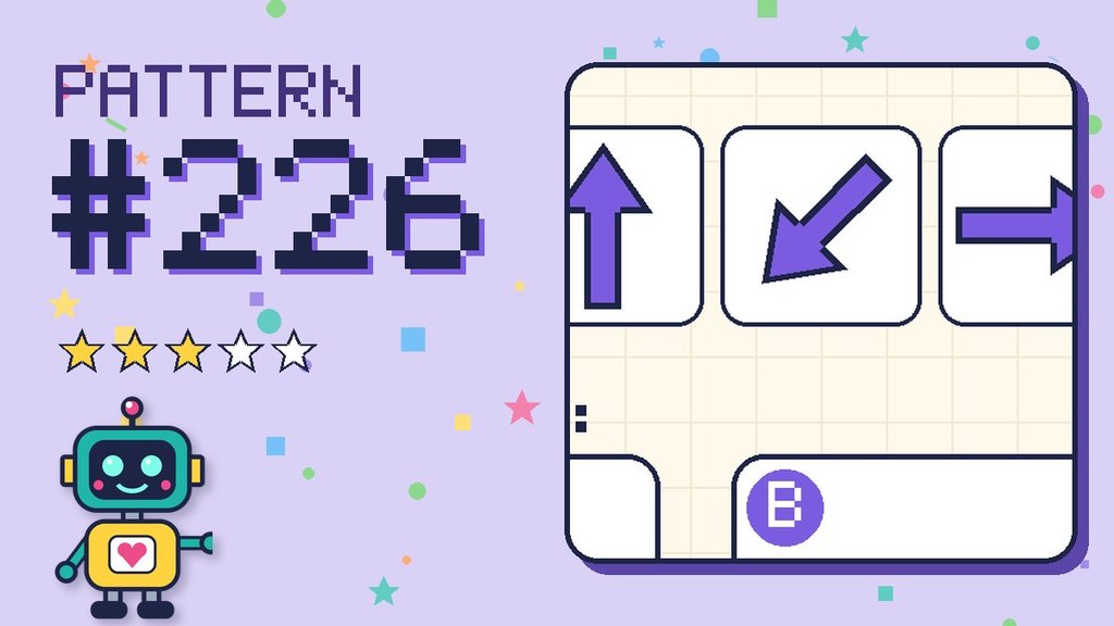 Pattern puzzle 226 card