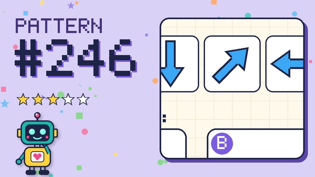 Pattern puzzle 246 card