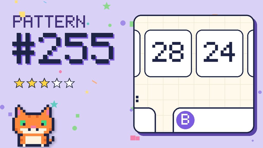 Pattern puzzle 255 card