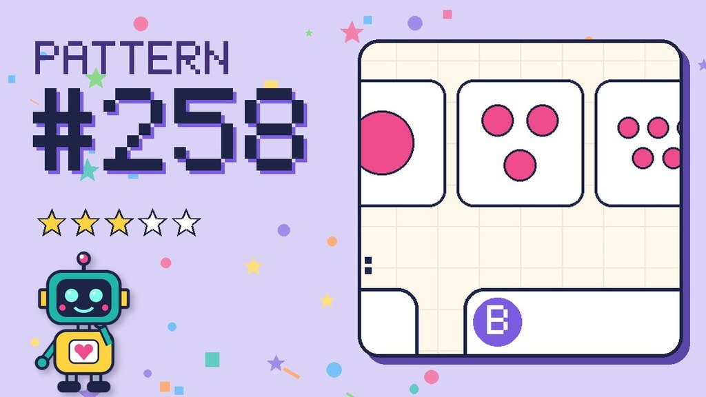 Pattern puzzle 258 card