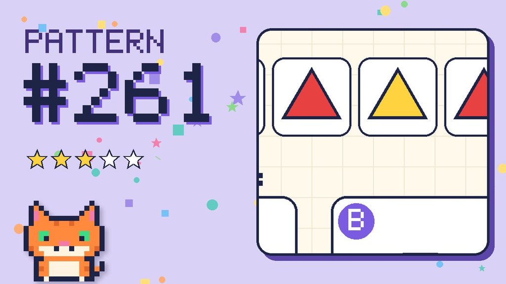Pattern puzzle 261 card