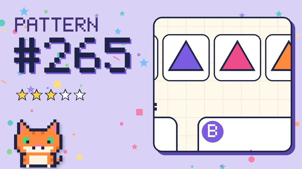 Pattern puzzle 265 card